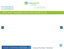 Tablet Screenshot of healtheplanet.com